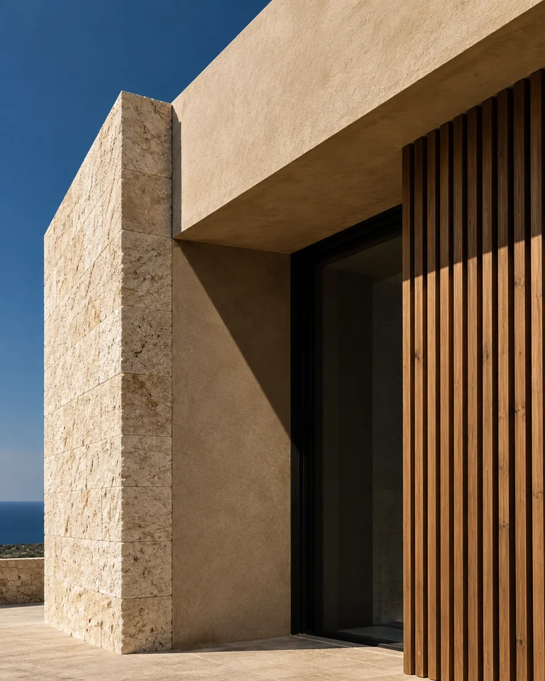 Arkea cover design exploring architectural surfaces, shadow and rhythm